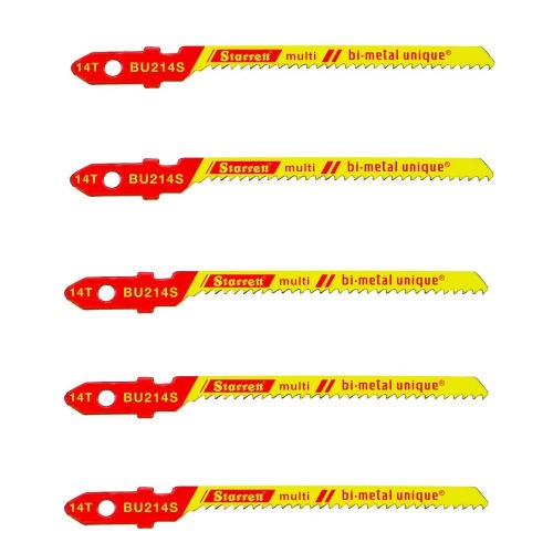 L�mina serra tico tico para cortes curvos 50 mm 14 dentes multiuso com 5 pe�as - BU214S