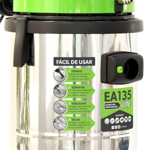 Extratora de carpete e Aspirador 35,5 litros 1200W - EA135 Lite 220V Extratora de carpete e Aspirador 35,5 litros 1200W - EA135 Lite 220V