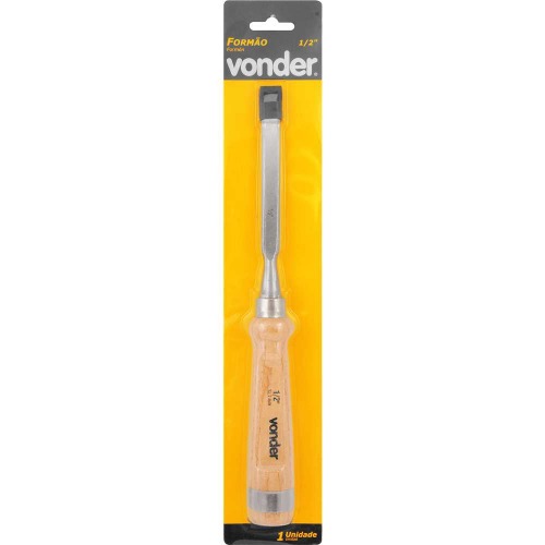 Form�o chanfrado com cabo em madeira 1/2