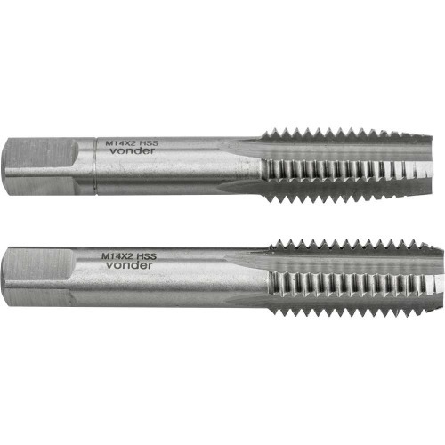 Jogo macho manual a�o r�pido 14 x 2,00 mm MA 2 pe�as