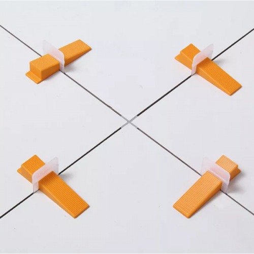 Cunha para nivelamento de revestimento e piso com 50 peças Cunha para nivelamento de revestimento e piso com 50 peças