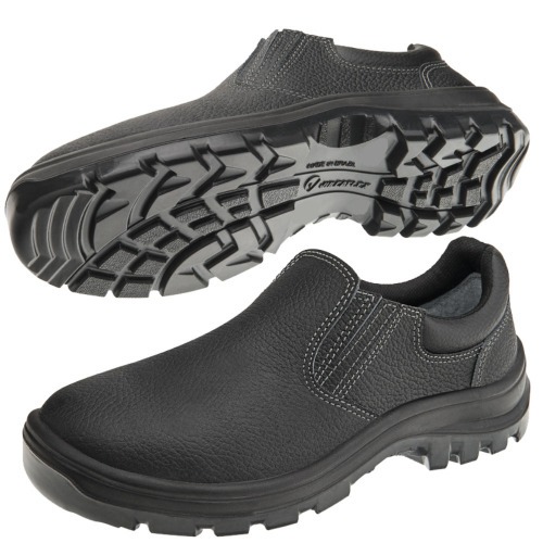 Sapato de seguran�a bidensidade em couro com el�stico - Vulcaflex