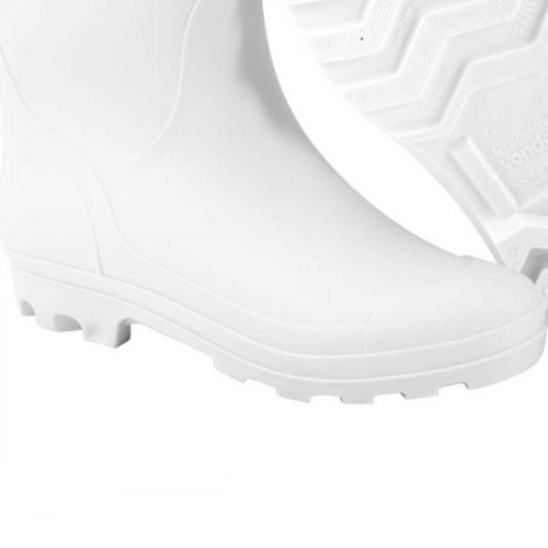 Bota de PVC branca cano médio sem forro Bota de PVC branca cano médio sem forro