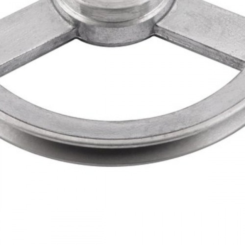 Polia de alum�nio 1 canal perfil A 160 mm sem furo