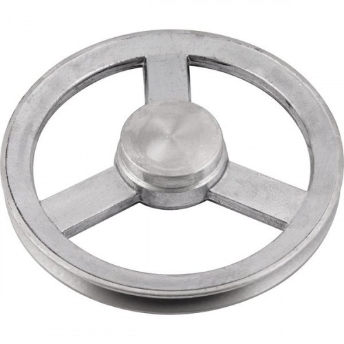 Polia de alum�nio 1 canal perfil A 160 mm sem furo