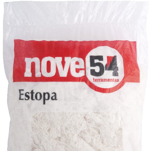 Estopa branca para polimento 150 gramas