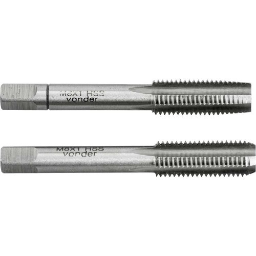 Jogo de macho manual de a�o r�pido MB 8 x 1 mm DIN352