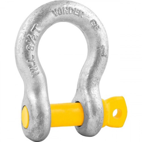 Manilha curva para cabo de a�o 1/2