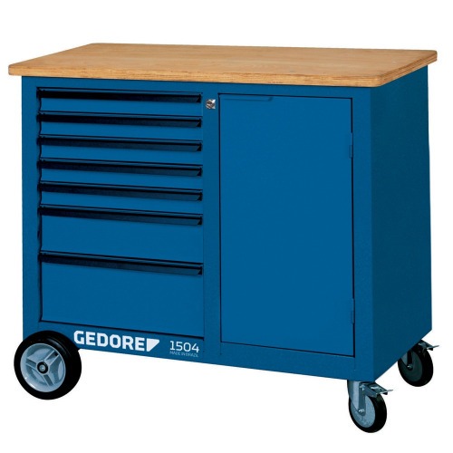 Carrinho para ferramentas com 7 gavetas e 1 porta  - 1504