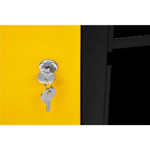 Bancada fechada com tampo de madeira 2 portas 1.100 x 920 x 600 mm