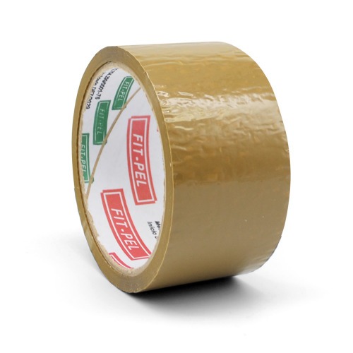 Fita adesiva 48 mm x 45 m com 5 pe�as marrom - 10104002