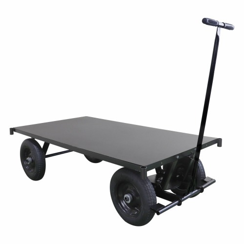 Carro plataforma com tampo em ao capacidade de 600 kg - MP-600A