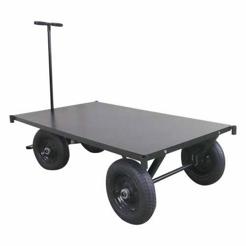 Carro plataforma com tampo em ao capacidade de 600 kg - MP-600A