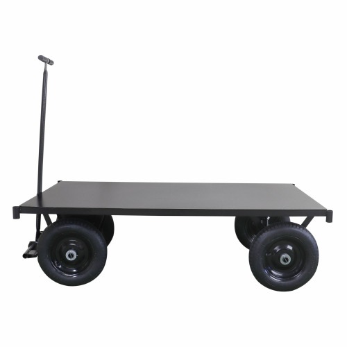 Carro plataforma com tampo em ao capacidade de 600 kg - MP-600A