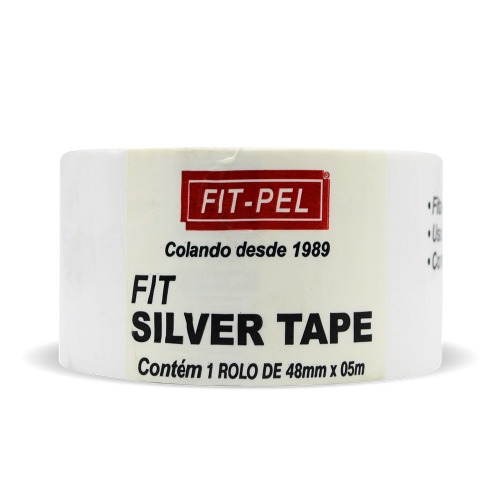Fita adesiva 48 mm x 5 metros Silver Tape - 10903906