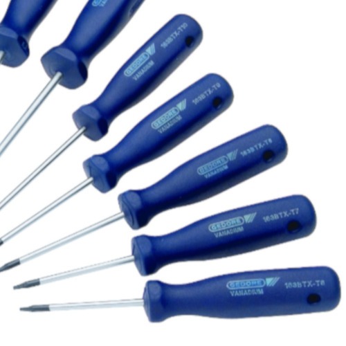 Jogo de chave hexalobular T6 a T50 com cabo 13 peças - 163 BTX Jogo de chave hexalobular T6 a T50 com cabo 13 peças - 163 BTX