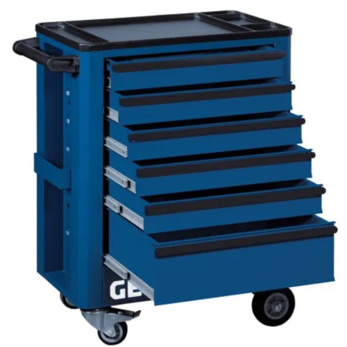 Carrinho para ferramentas com 6 gavetas - 1574 - 6 Carrinho para ferramentas com 6 gavetas - 1574 - 6