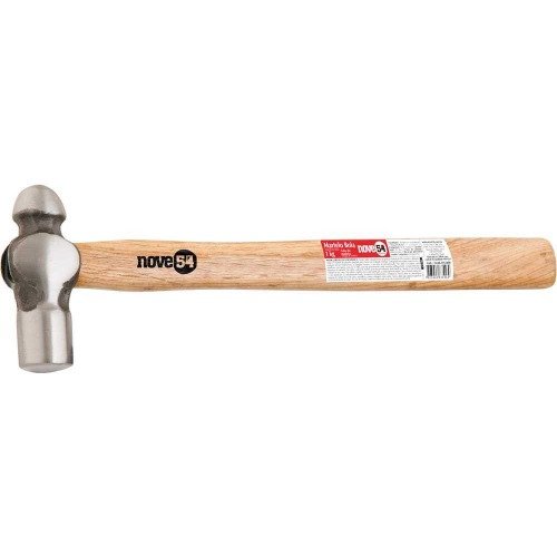 Martelo bola com cabo de madeira - 1,0 kg Martelo bola com cabo de madeira - 1,0 kg
