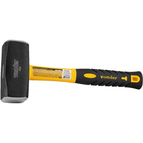 Marreta quadrada 2 kg com cabo de fibra - 35.89.003.200