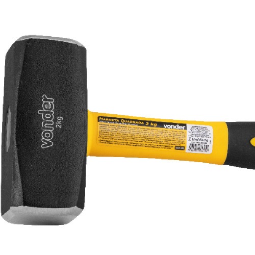 Marreta quadrada 2 kg com cabo de fibra - 35.89.003.200