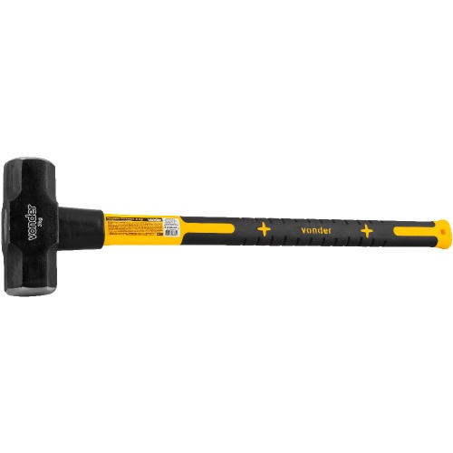 Marreta oitava 3 kg com cabo de fibra - 35.89.004.300 Marreta oitava 3 kg com cabo de fibra - 35.89.004.300