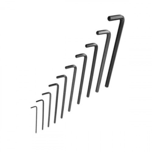 Jogo de chave allen longa 2 a 10 mm com 10 pe�as - 42L-100M