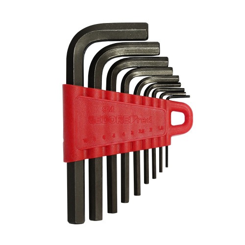 Jogo de chave allen 1,5 a 10 mm com 9 peas - R36605109