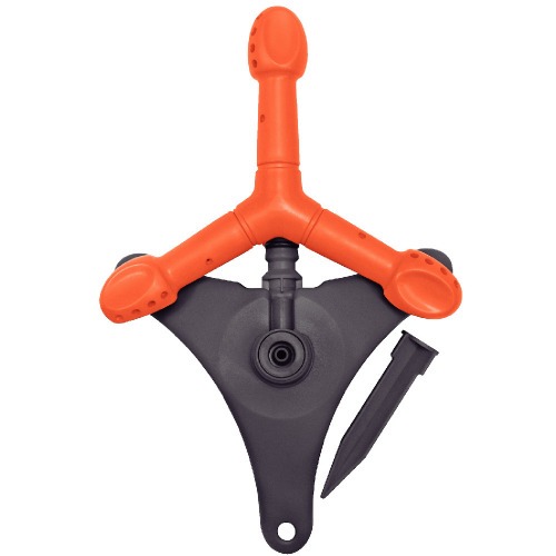 Aspersor circular com base de apoio e pontalete 