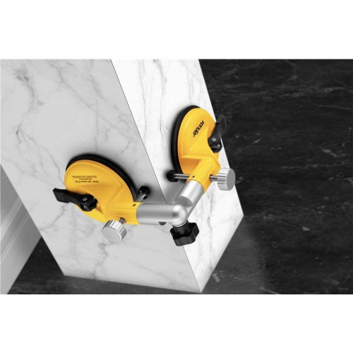 Ventosa dupla articulada em alumnio