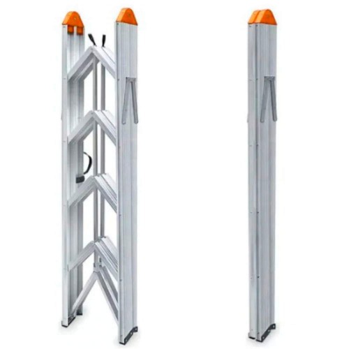 Escada Dobrvel Palito de alumnio 4 degraus - N24035517