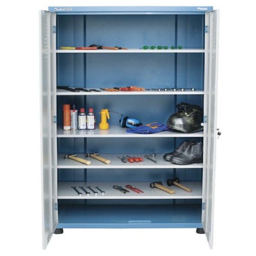 Armrio com 5 prateleiras e portas de ao - AM-11