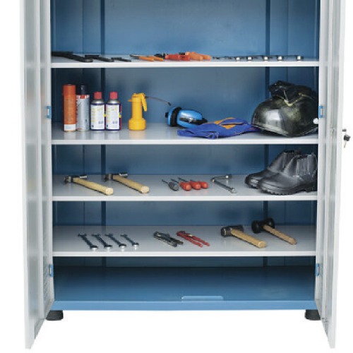 Armrio com 5 prateleiras e portas de ao - AM-11