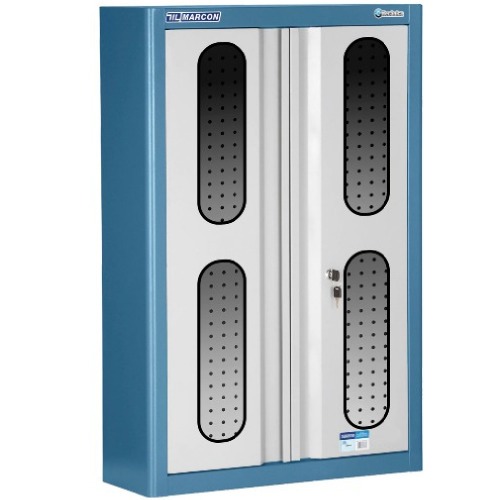 Armário para ferramentas com 2 portas em aço visor de vidro - AM-46 Armário para ferramentas com 2 portas em aço visor de vidro - AM-46