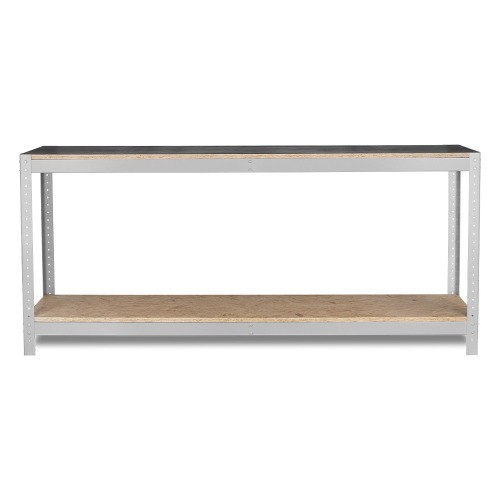 Bancada desmontvel com 1 prateleira e tampo em madeira osb - BM-O