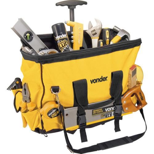 Bolsa de lona 450 x 250 x 350 mm com 18 bolsos - BL 060