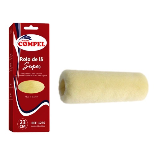 Rolo de l para pintura 23 cm sem suporte - 0.1250
