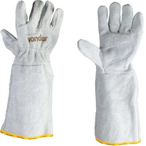 Luva de raspa petroleira com reforço Luva de raspa petroleira com reforço