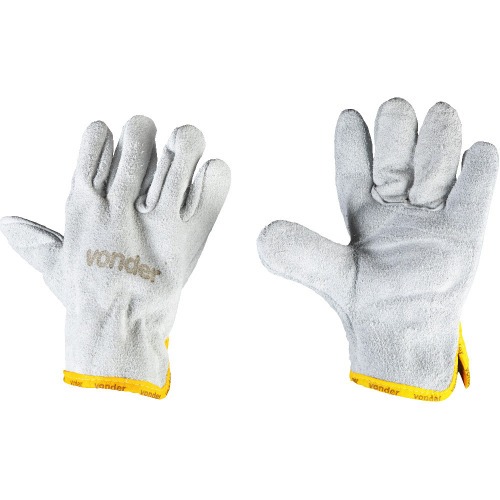 Luva de raspa petroleira com reforo