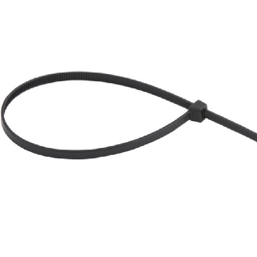 Abraçadeira de nylon preta 2,5 mm x 10 cm com 100 peças Abraçadeira de nylon preta 2,5 mm x 10 cm com 100 peças