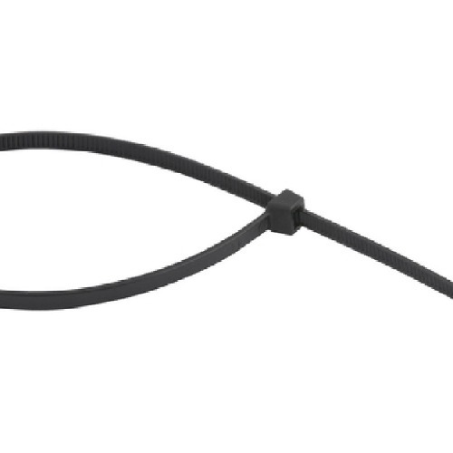 Abraçadeira de nylon preta 2,5 mm x 10 cm com 100 peças Abraçadeira de nylon preta 2,5 mm x 10 cm com 100 peças