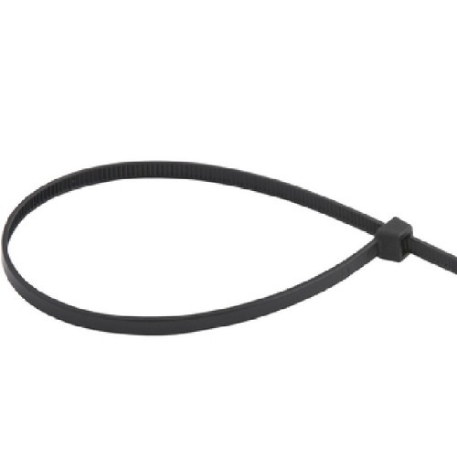 Abraadeira de nylon preta 3,6 mm x 20 cm com 100 peas