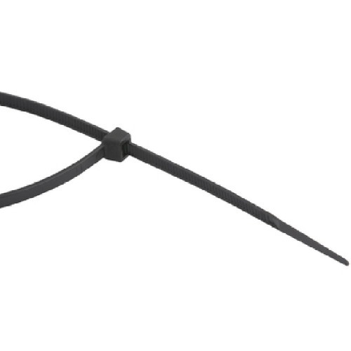 Abraadeira de nylon preta 3,6 mm x 20 cm com 100 peas