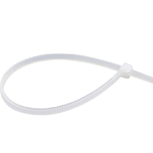 Abraadeira de nylon branca 3,6 x 200 mm com 100 peas