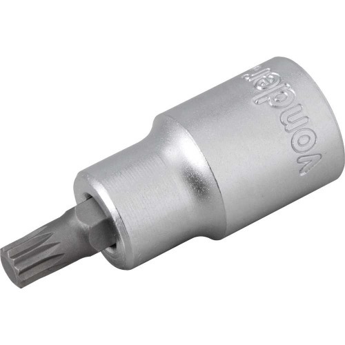 Soquete multidentado curto com encaixe 1/2