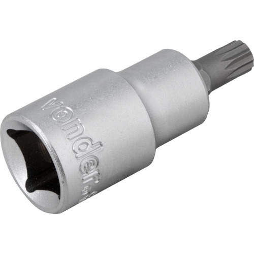 Soquete multidentado curto com encaixe 1/2