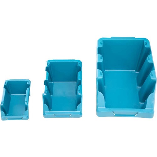 Estante metlica com 49 gavetas azuis n3 / n5 / n7