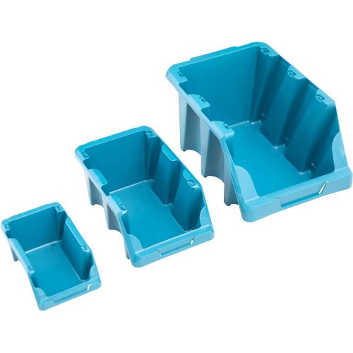 Estante metlica com 49 gavetas azuis n3 / n5 / n7