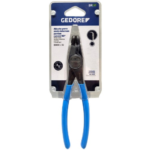 Alicate bico reto para an�is internos a�o cromo van�dio 9/16