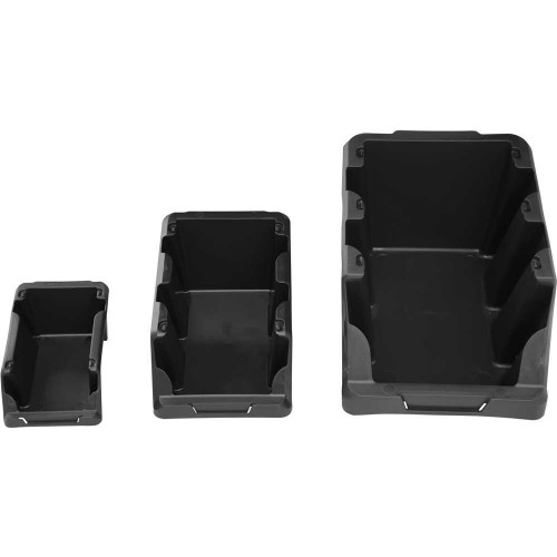 Estante metlica com 49 gavetas pretas n3 / n5 / n7