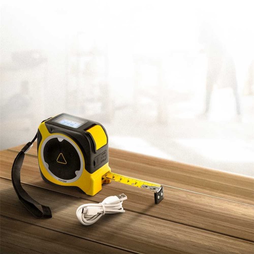 Trena a laser leitura 40 m com trena de aço 5 m Trena a laser leitura 40 m com trena de aço 5 m